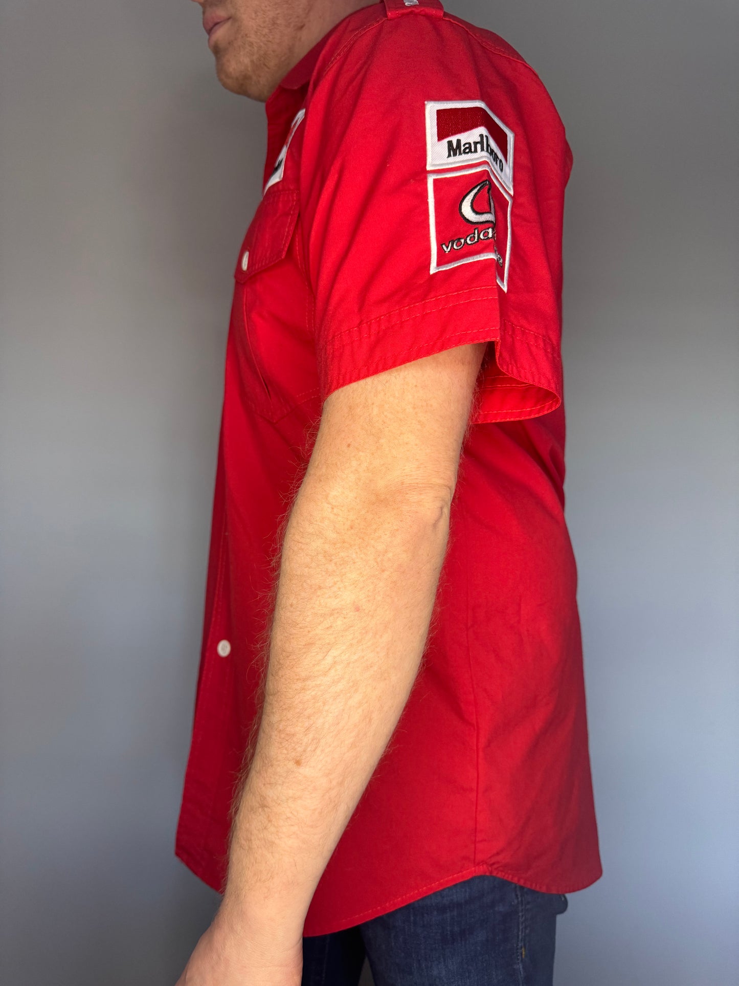 Vintage official Ferrari F1 Team Shirt by Nice Man Sports