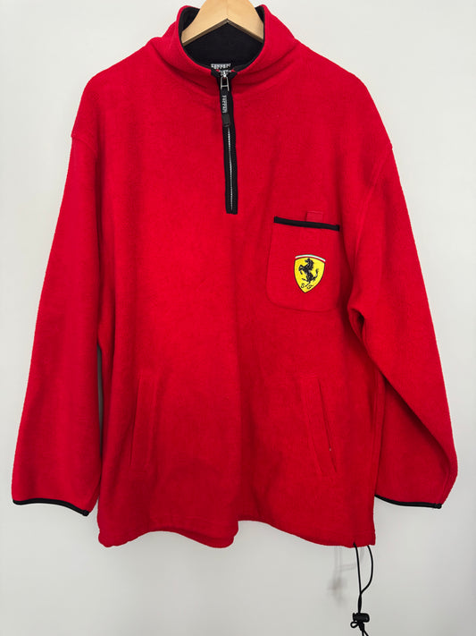 Ferrari red fleece 2000 size XL