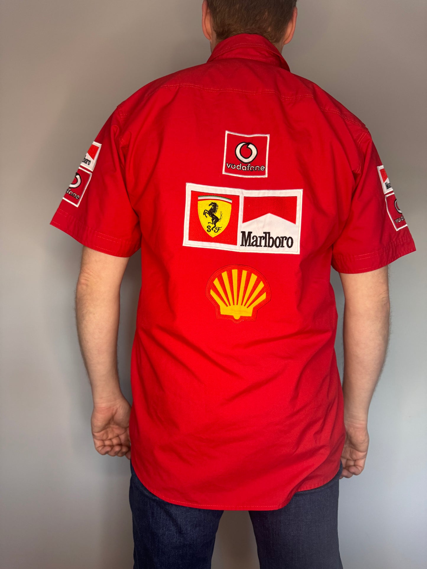 Vintage official Ferrari F1 Team Shirt by Nice Man Sports