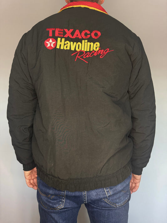 Vintage Dale Jarrett NASCAR Texaco Havoline Racing Jacket Made in USA