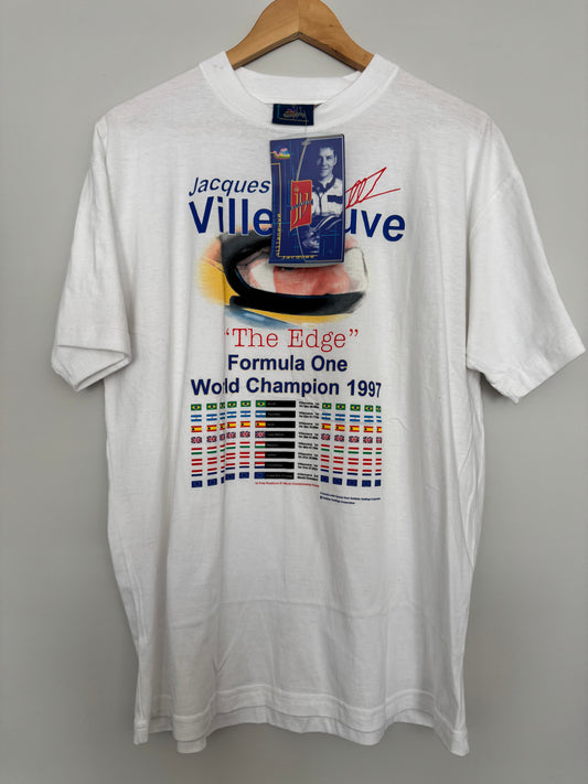 Official Jacques Villeneuve 1997 world Championship tshirt