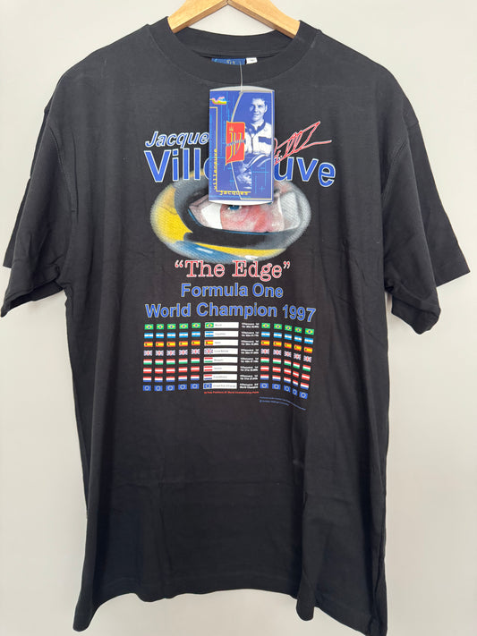 Official Jacques Villeneuve 1997 world Championship tshirt