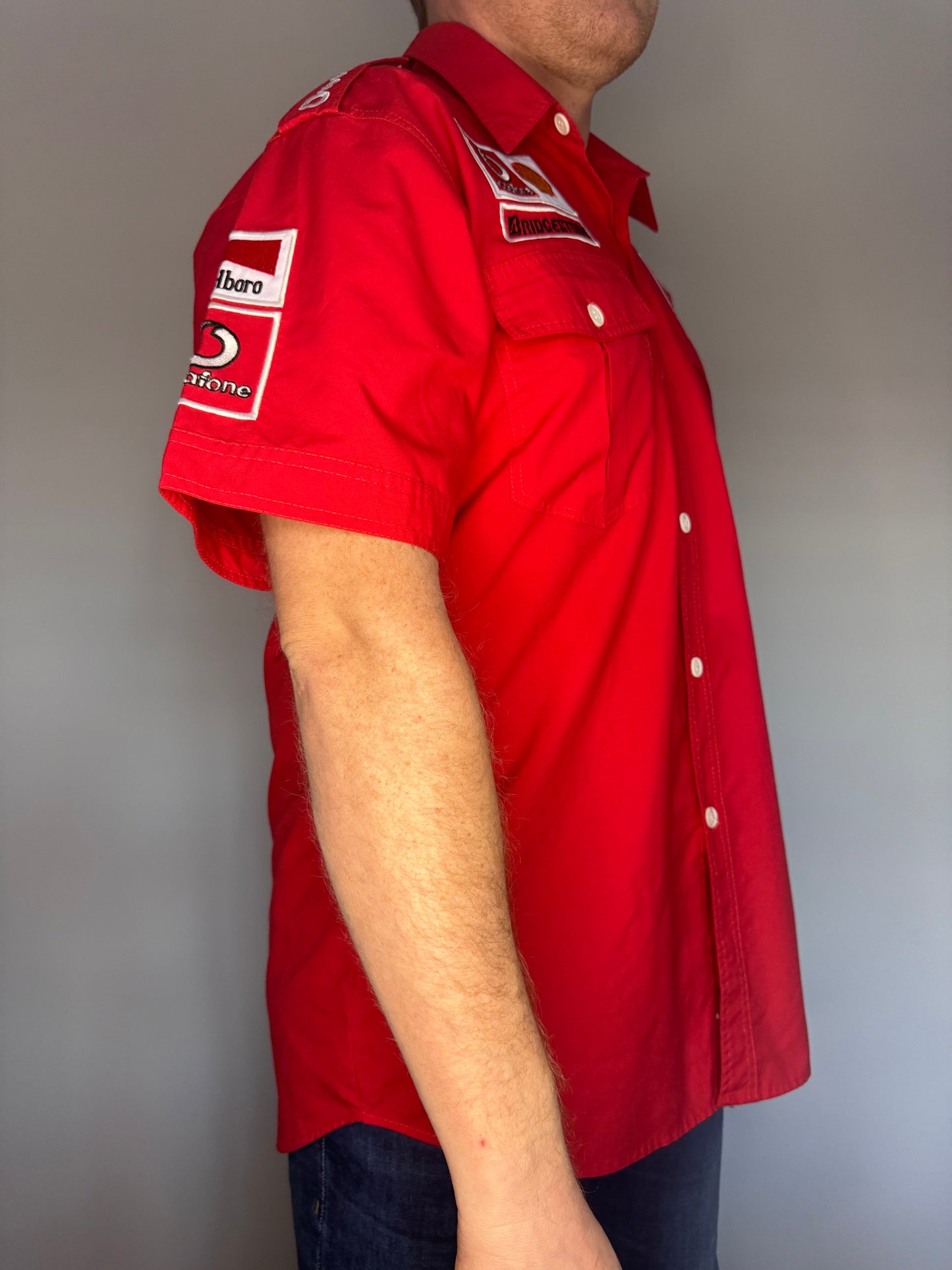 Vintage official Ferrari F1 Team Shirt by Nice Man Sports