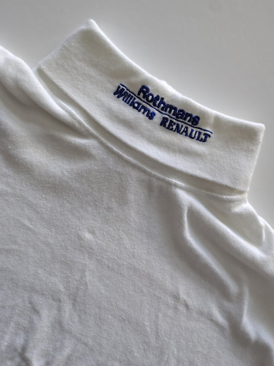 Rothmans Williams Renault long sleeve race top roll neck vintage F1