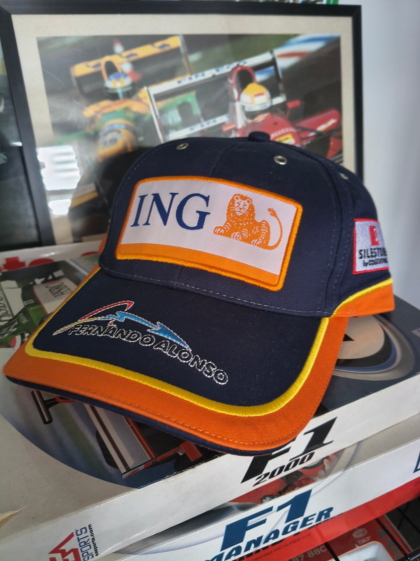 2009 ING Renault F1 team Fernando Alonso cap hat **KIDS**