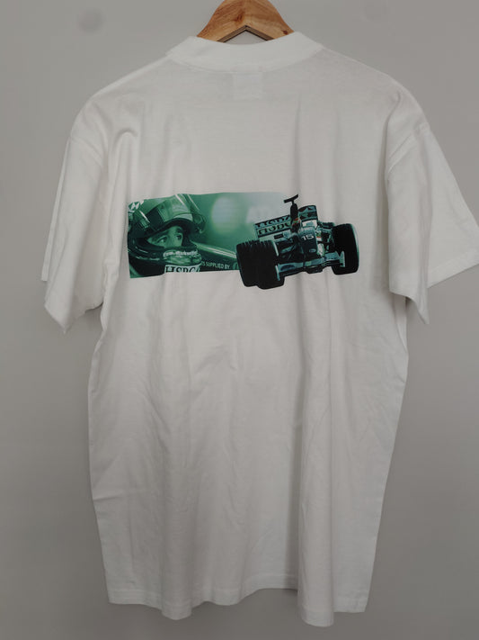 Vintage Jaguar Racing Mark Webber Official T-shirt F1 Red Bull HSBC Stewart Rare
