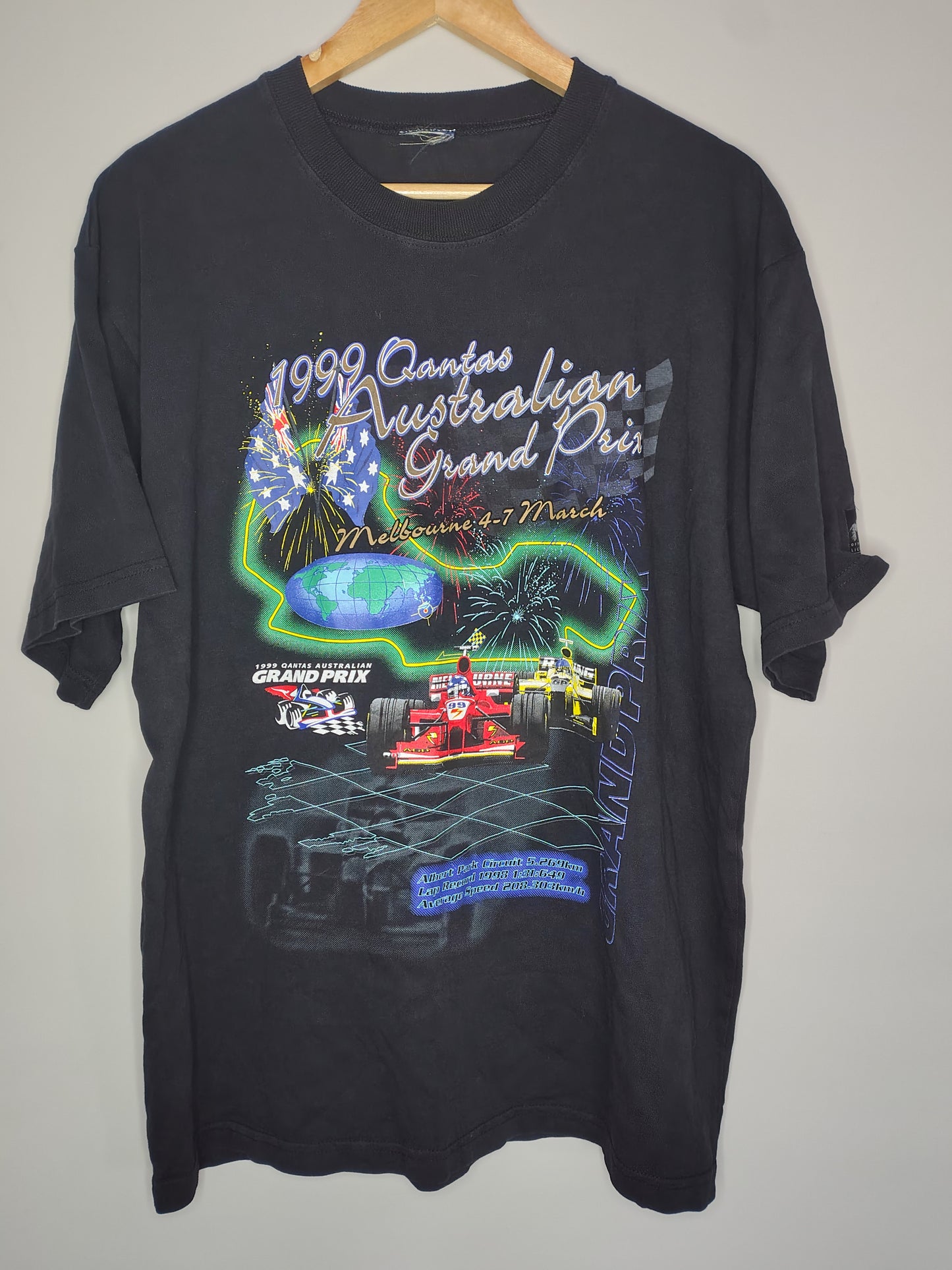 1999 Australian Grand Prix t-shirt Melbourne Albert Park official vintage F1