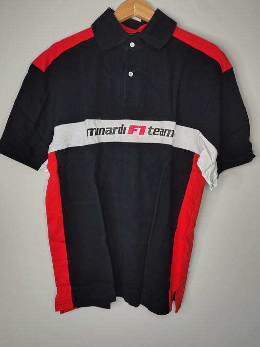2005 Minardi F1 team official polo shirt large