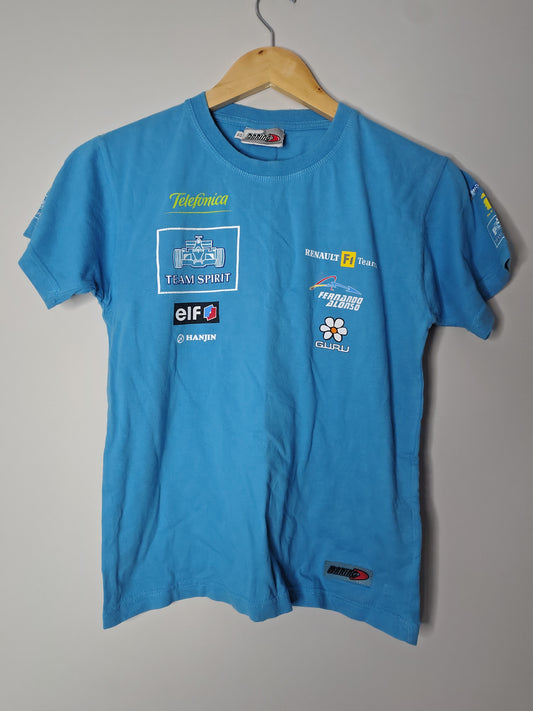 RARE BNWT Fernando Alonso ING Renault F1 Team Sponsor T-Shirt RARE BNWT Fernando Alonso ING Renault F1 Team Sponsor T-Shirt