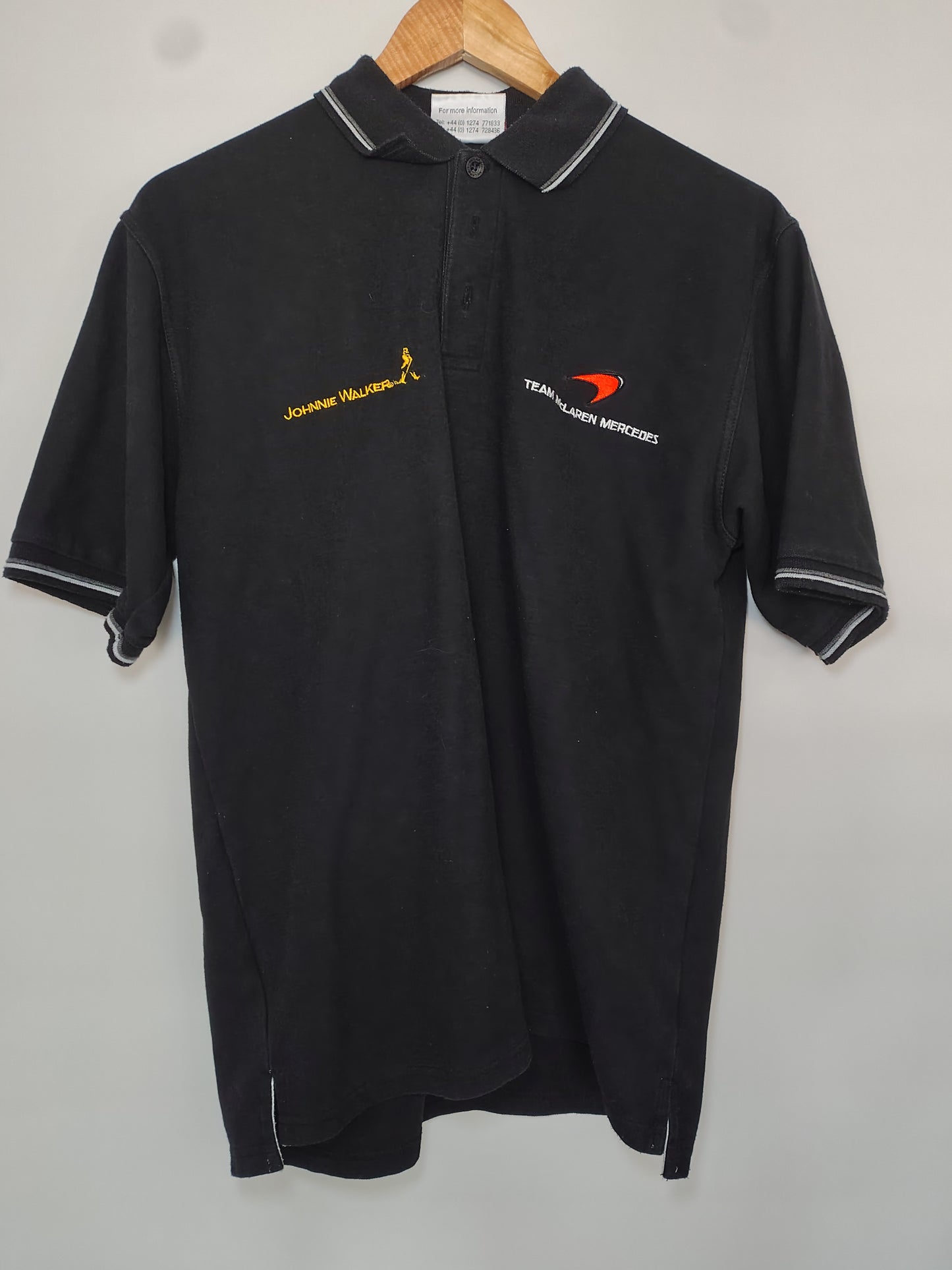 Official Team McLaren Mercedes polo shirt black