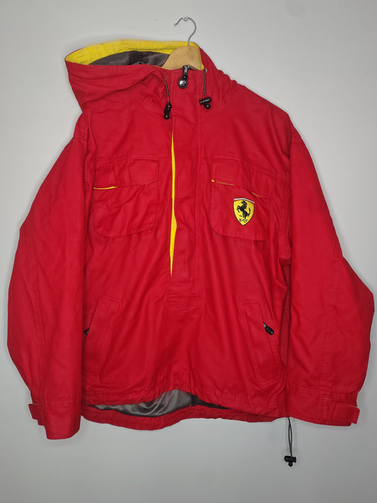 Official Ferrari cagoule Oasis F1 formula 1 grand prix rain jacket coat