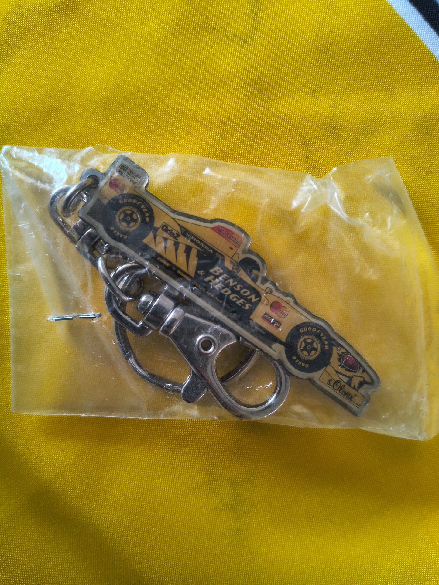 Original 1998 F1 car keyring grand Prix vintage F1