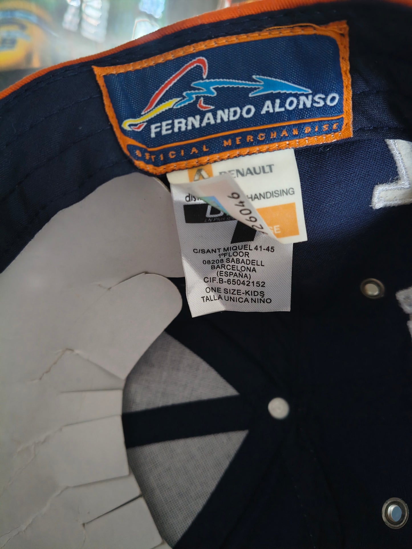 2009 ING Renault F1 team Fernando Alonso cap hat **KIDS**