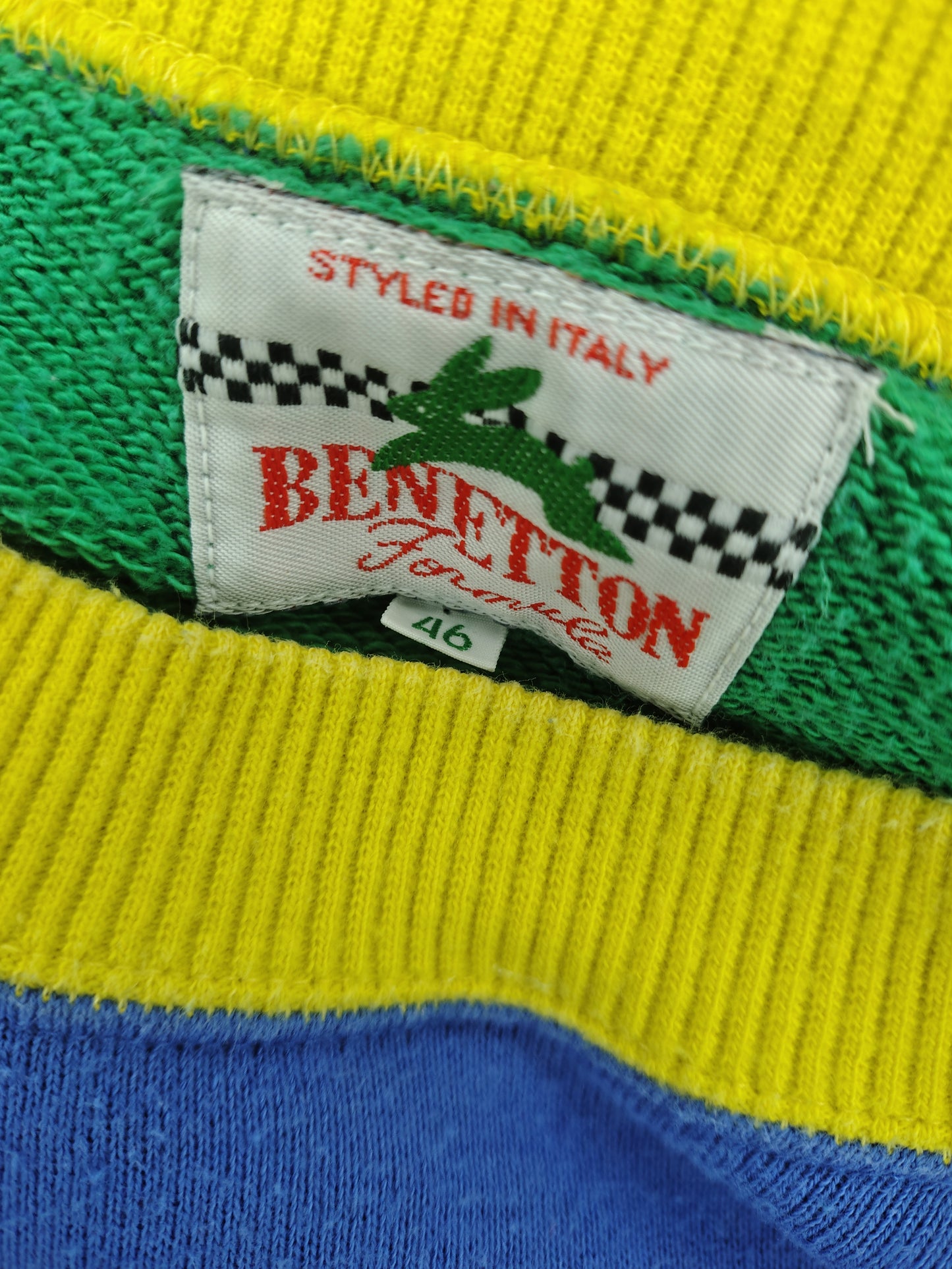 1990 Benetton Formula world championship sweatshirt vintage F1