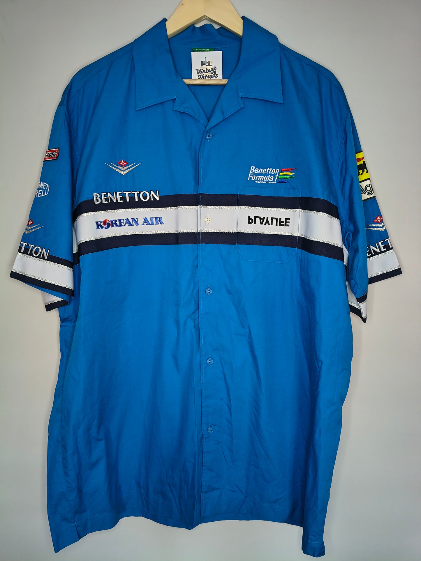 1999 Benetton Formula team issue shirt F1 vintage