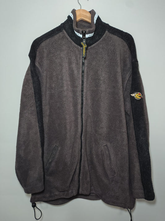1998 Jordan grand Prix full length zip grid track fleece F1 formula 1 Eddie Benson & Hedges B&H Buzzin hornets vintage