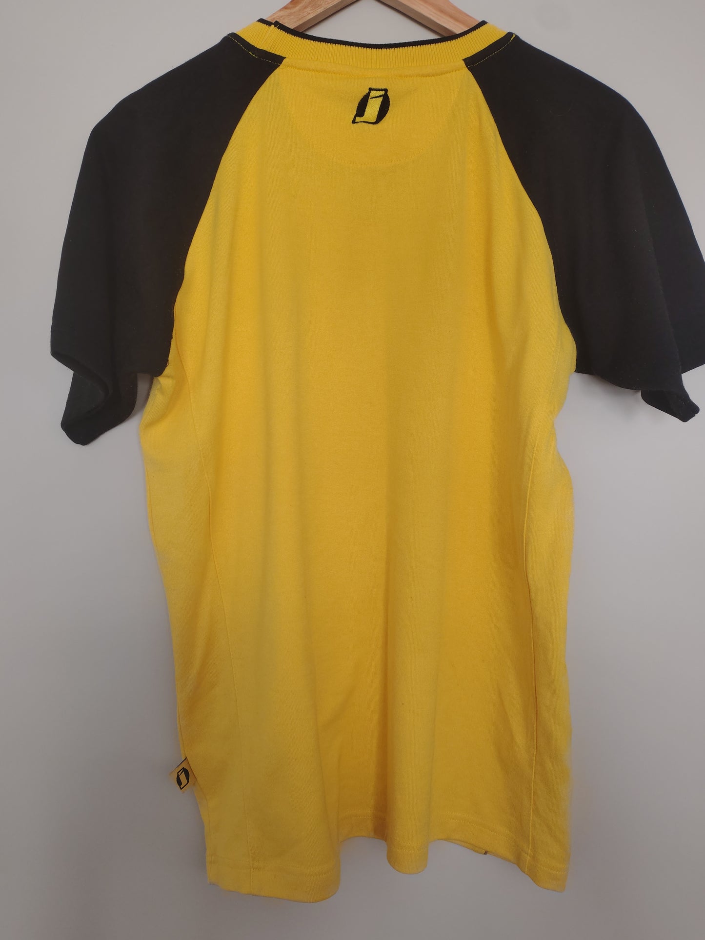 Official Jordan grand Prix t-shirt yellow black large formula 1 F1