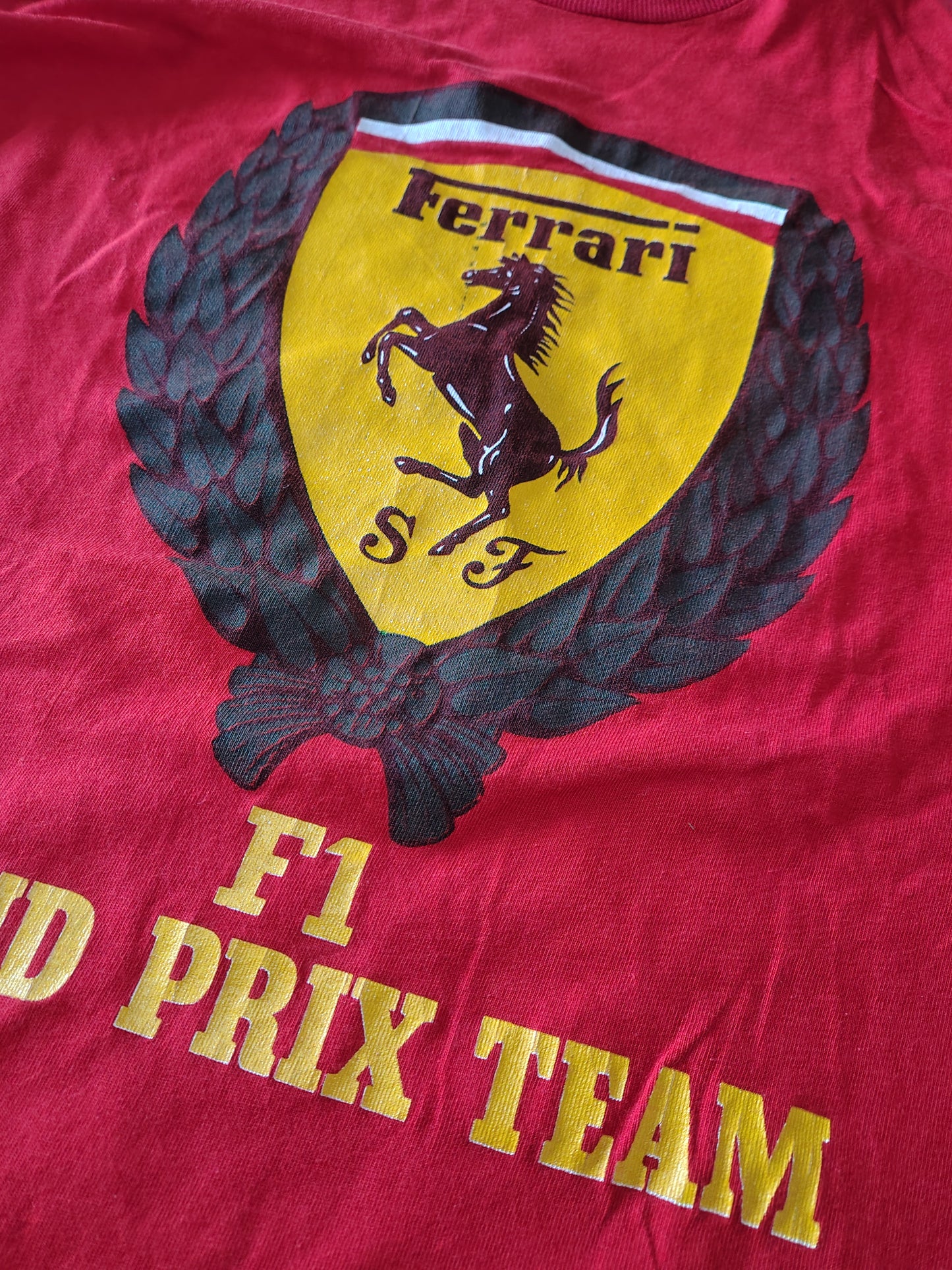 Vintage Ferrari Grand Prix t-shirt Nigel Mansell Promoto 80/90s Single Stitch