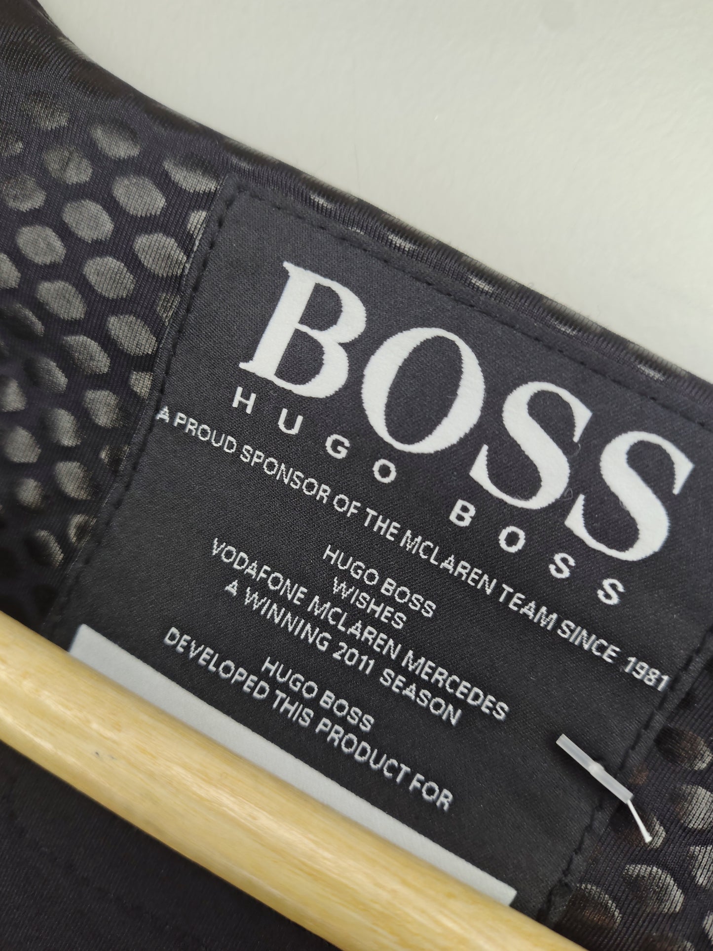 2011 ladies Vodafone McLaren special edition crop top baby tee Hugo Boss Jenson Button Lewis Hamilton