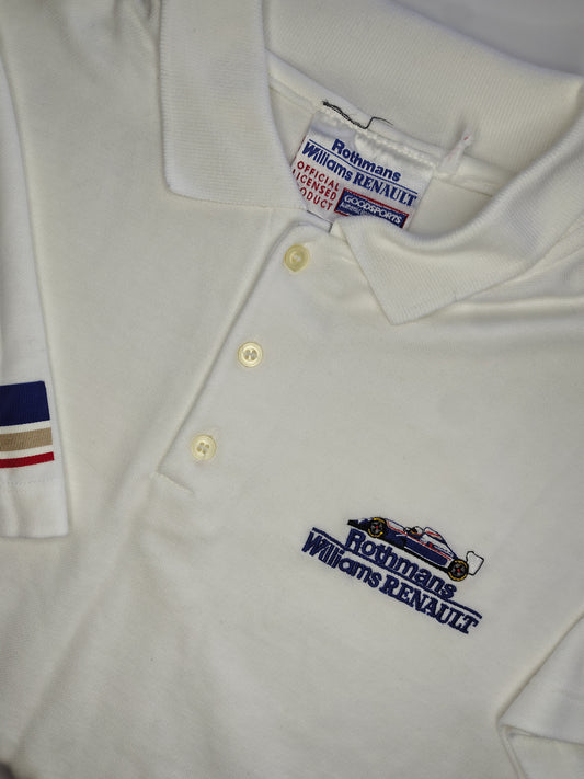 90s official Rothmans Williams Renault polo shirt vintage F1