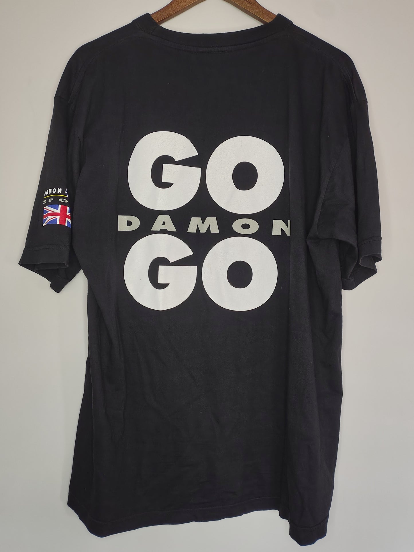 1998 Damon Hill t-shirt Jordan vintage F1