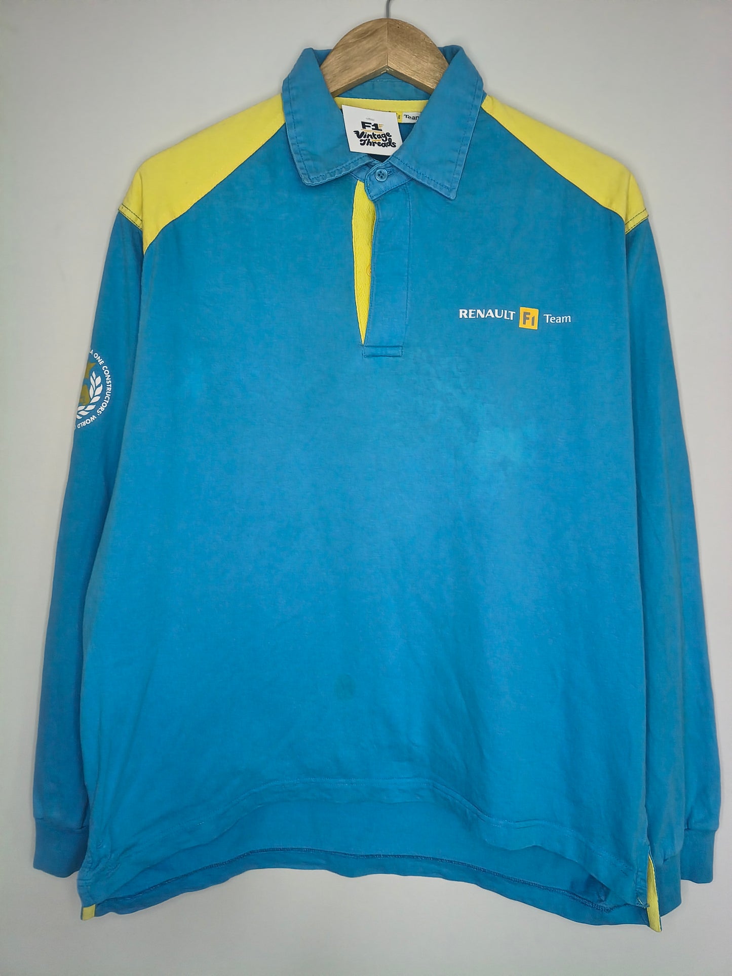 2006 Renault F1 constructors champions long sleeve rugby top Alonso era