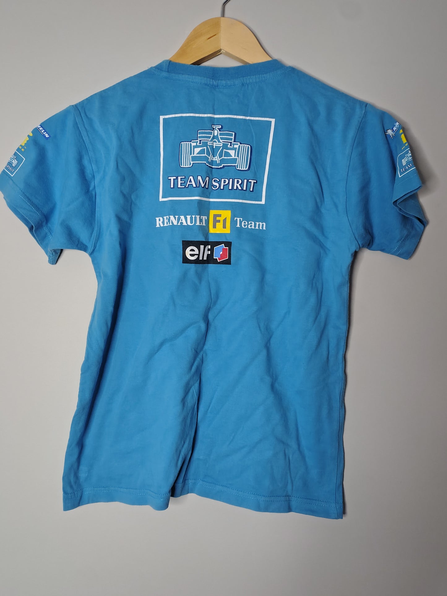 Official Renault F1 Fernando Alonso ladies t-shirt top baby tee vintage