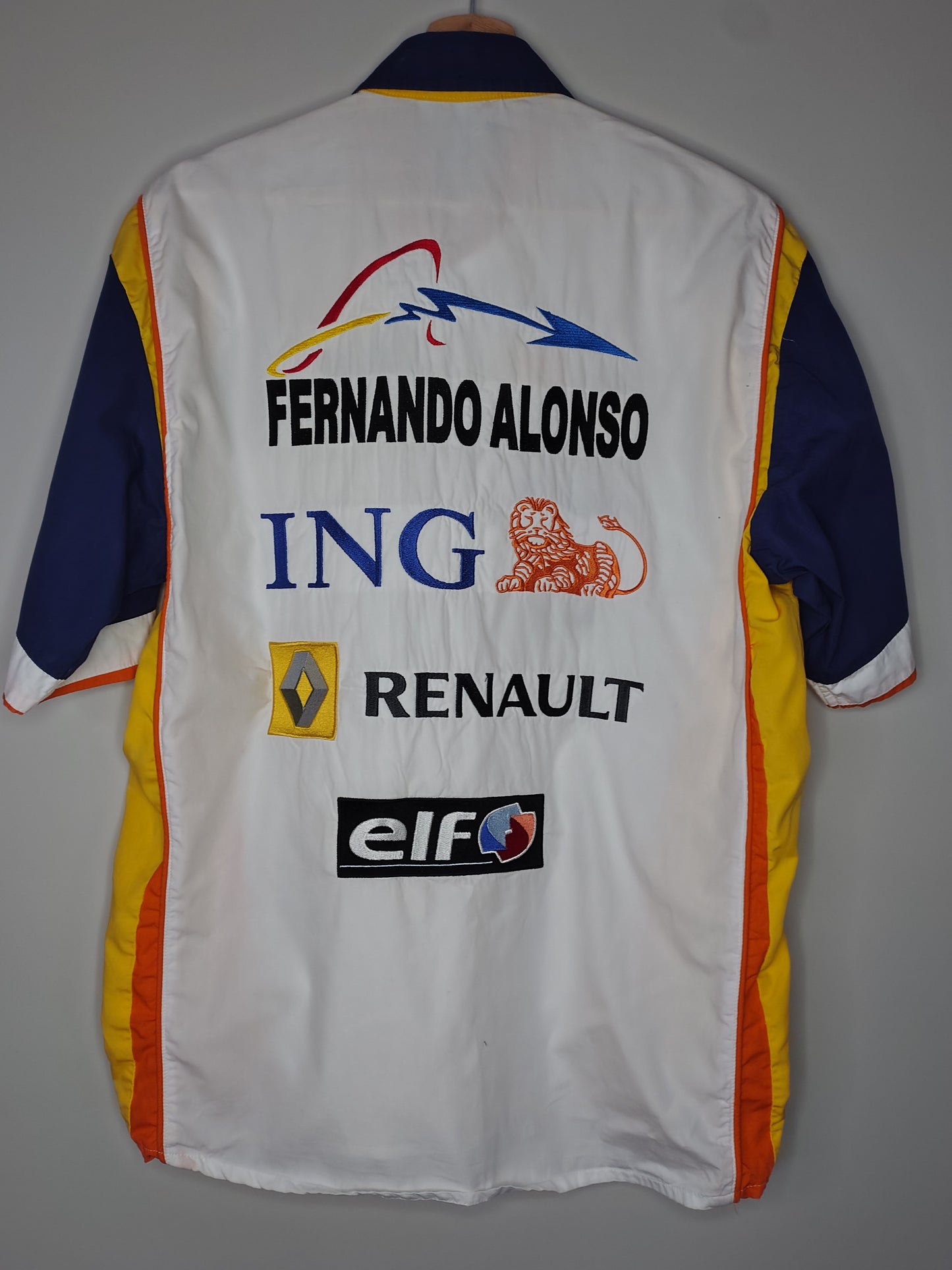 2008 Renault ING Direct Fernando Alonso team shirt official