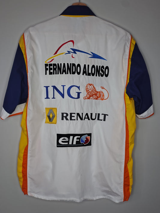 2008 Renault ING Direct Fernando Alonso team shirt official