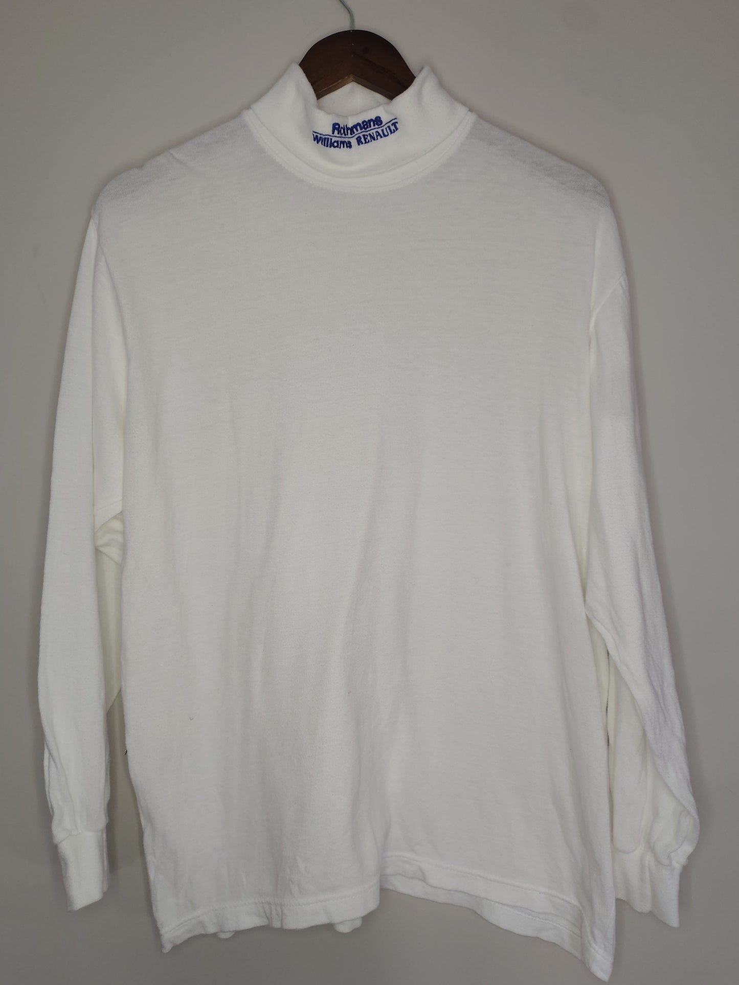 Rothmans Williams Renault long sleeve race top roll neck vintage F1
