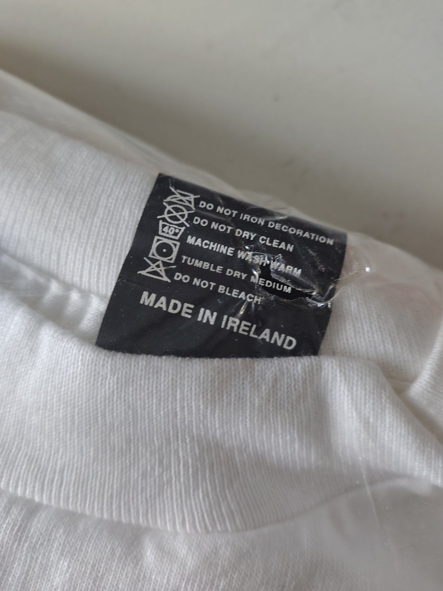 1990's Diet Pepsi white single stitch t-shirt screen stars made in Ireland XL cola rare deadstock