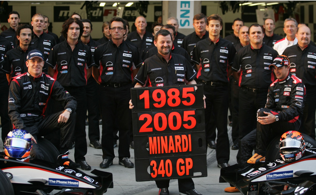 2005 Minardi F1 Cosworth team shirt PS05 official vintage f1