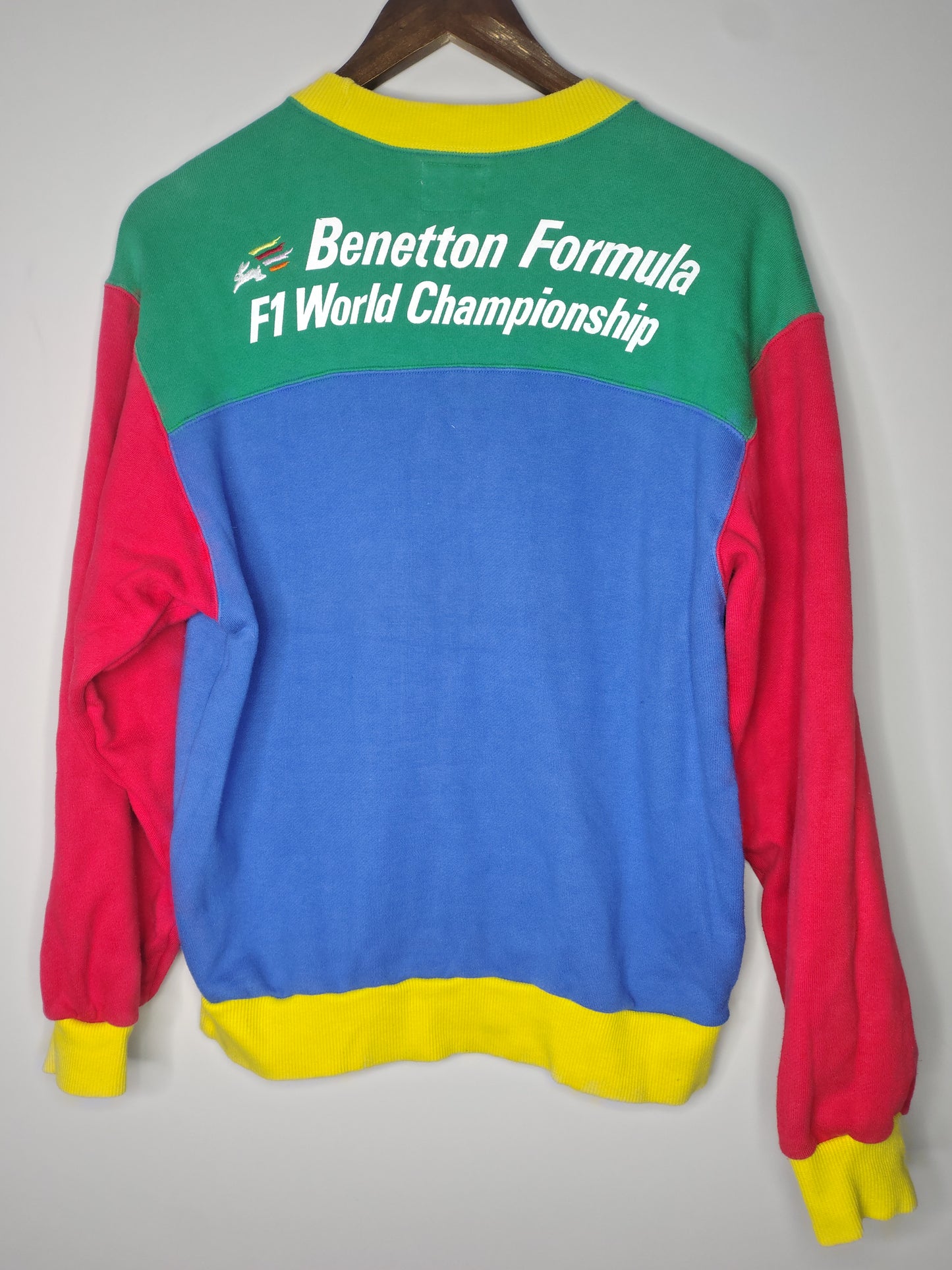 1990 Benetton Formula world championship sweatshirt vintage F1