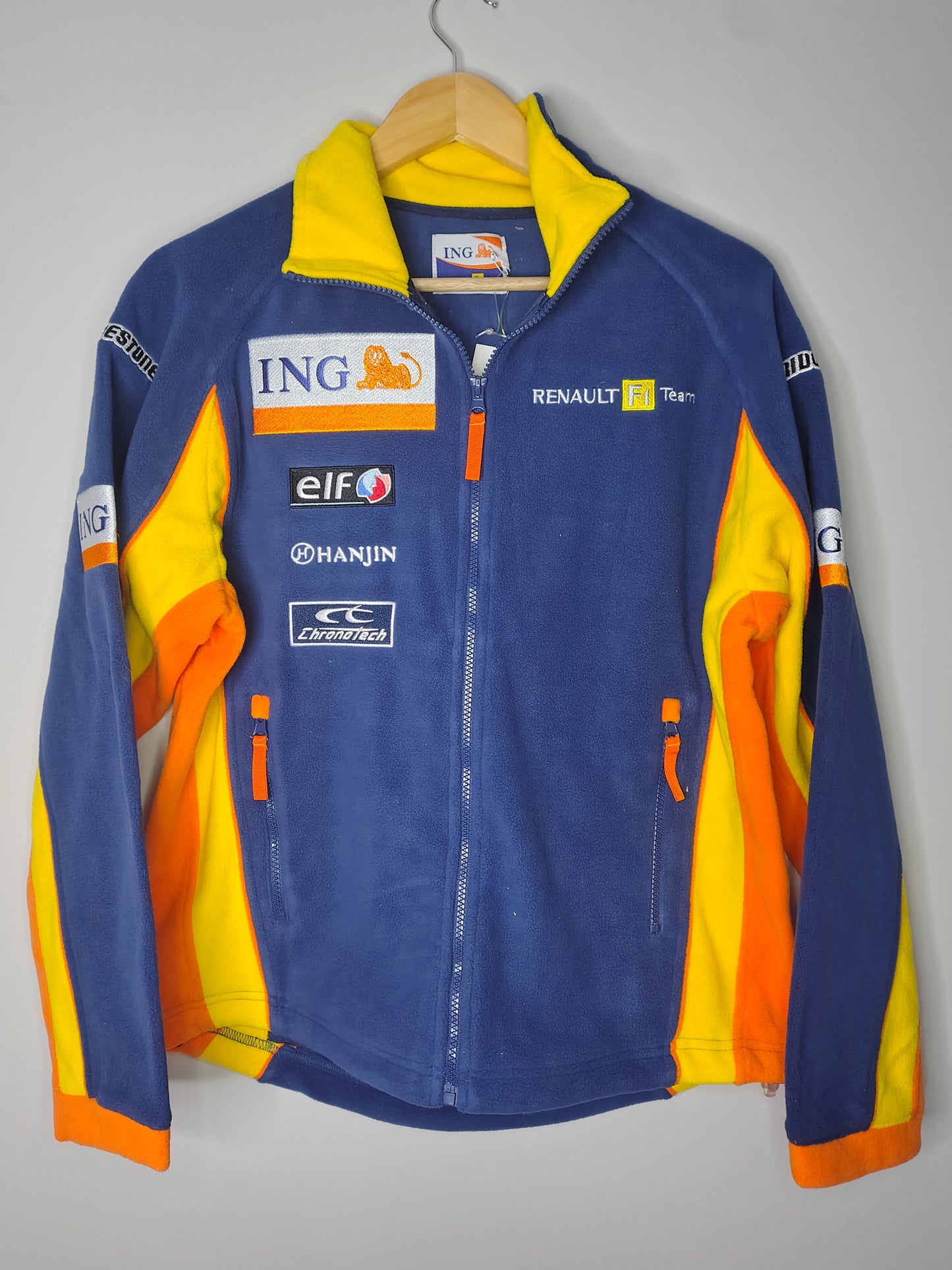 Official Renault F1 ING Direct full zip fleece jacket Fernando Alonso