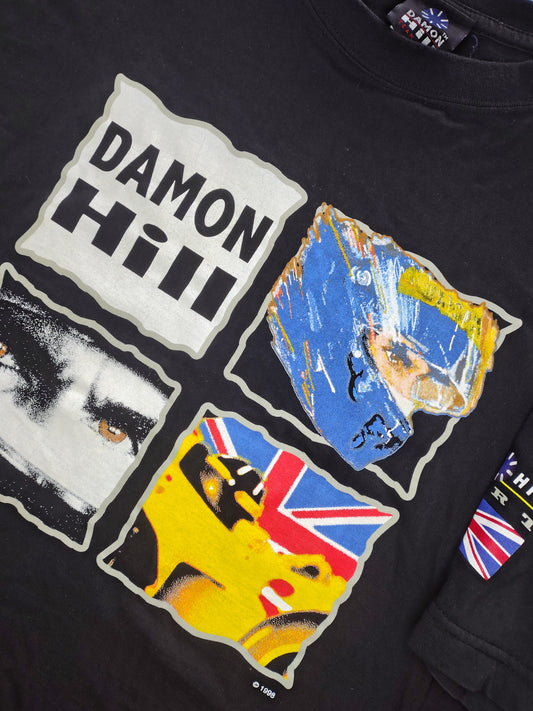 1998 Damon Hill t-shirt Jordan vintage F1