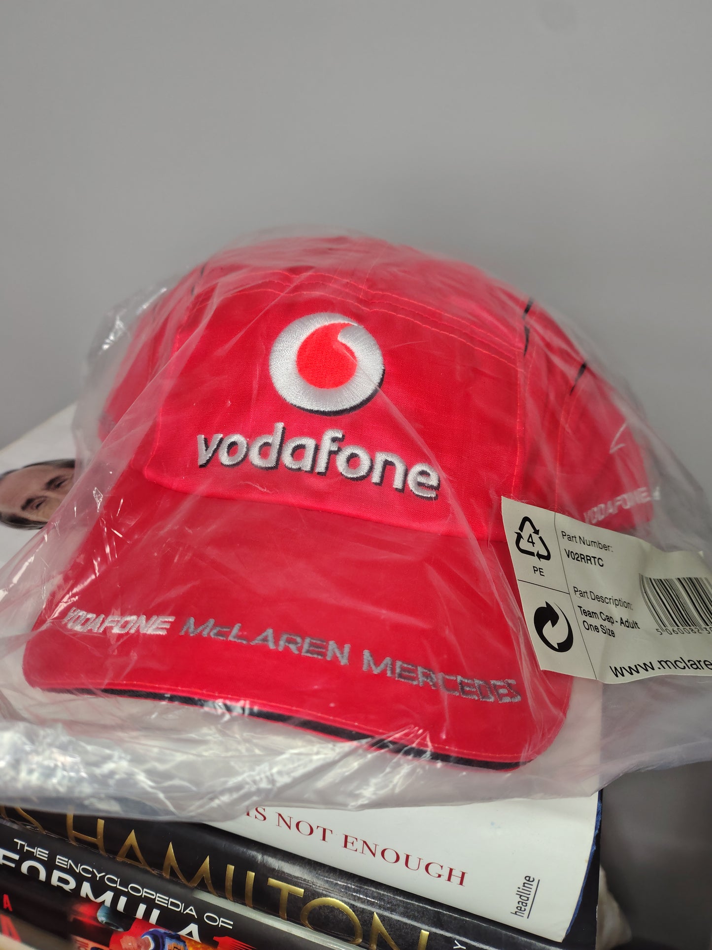 Official Vodafone McLaren Mercedes team F1 cap Alonso Hamilton era