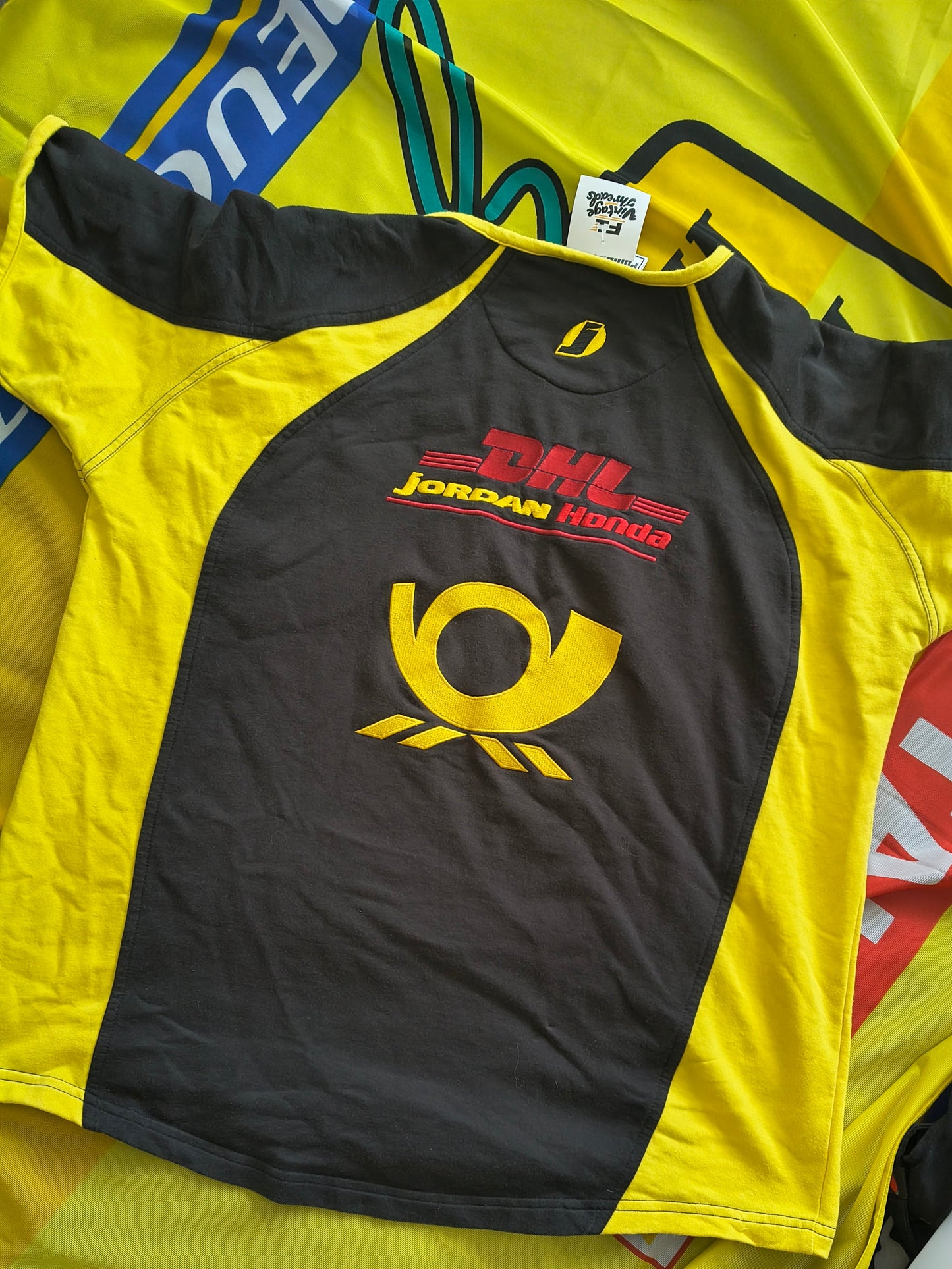 Official DHL Jordan Honda grand Prix t-shirt by Puma vintage F1