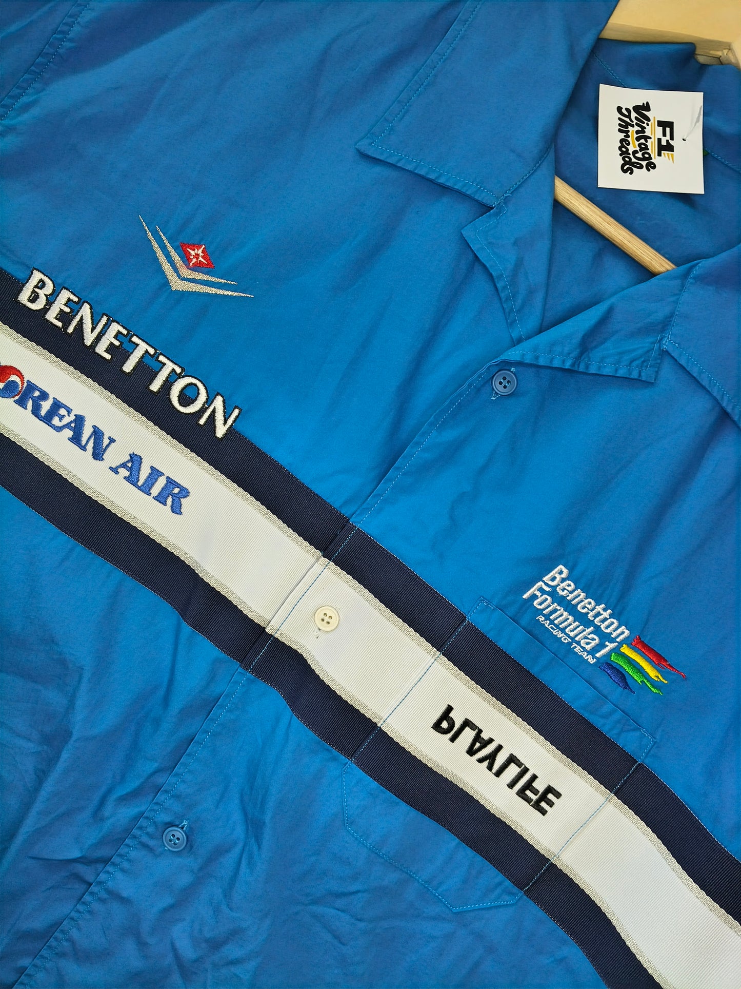 1999 Benetton Formula team issue shirt F1 vintage