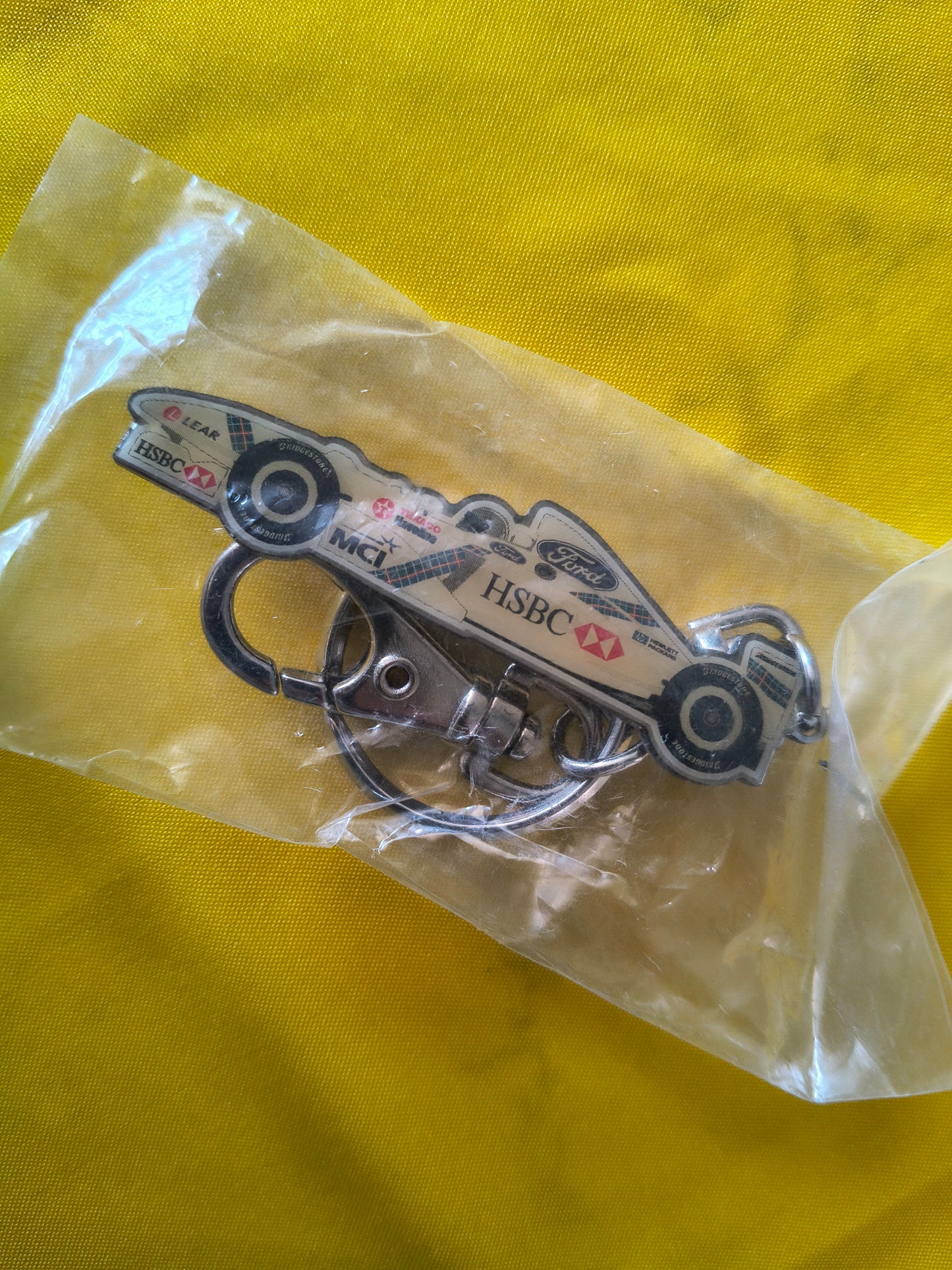 Original 1998 F1 car keyring grand Prix vintage F1