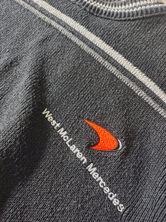 Official West McLaren Mercedes sweatshirt jumper sweater medium Hakkinen Coulthard Raikkonen