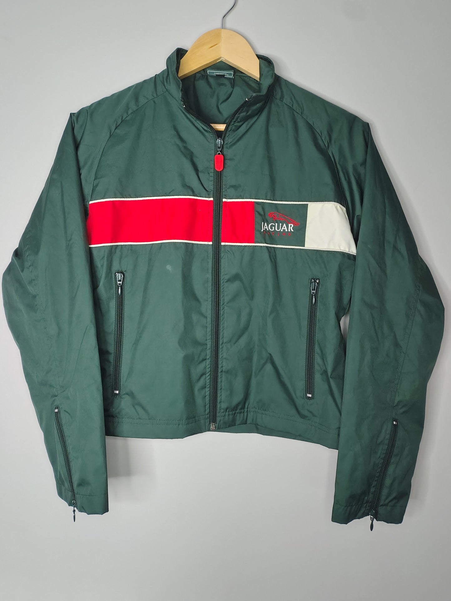 Official Jaguar racing ladies lightweight jacket F1 vintage
