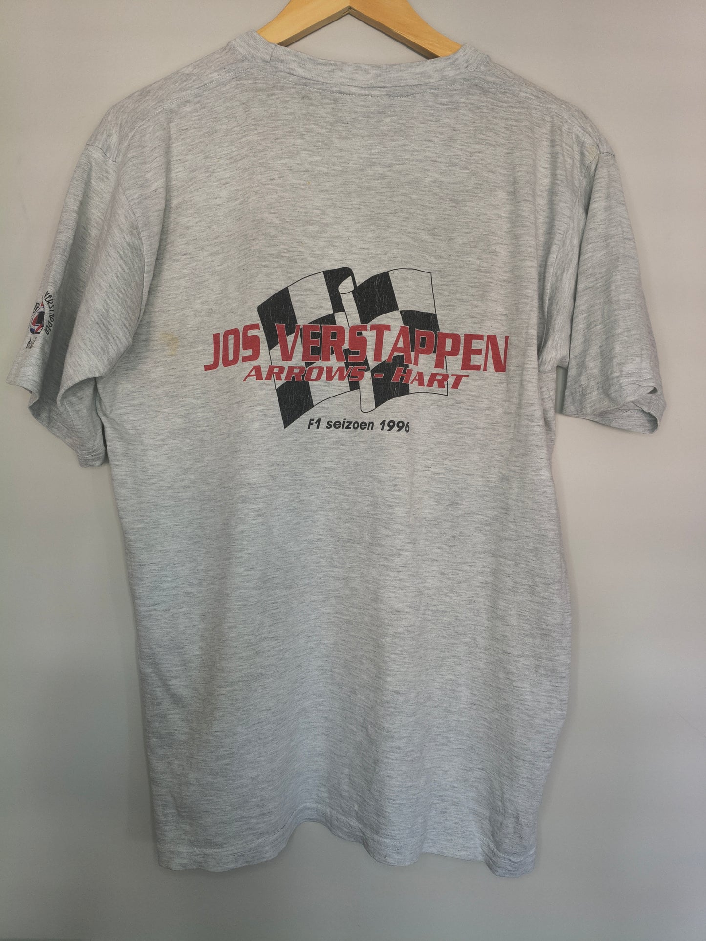 1996 Jos Verstappen Footwork Hart FA17 fan club t-shirt Arrows official