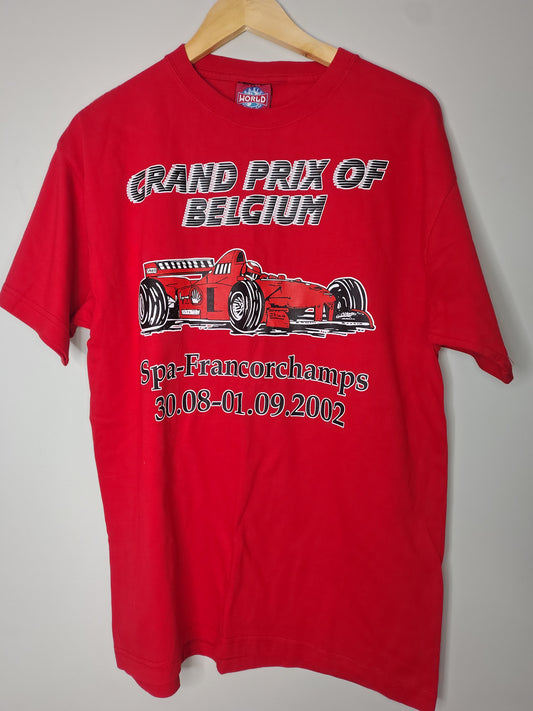 2002 Grand Prix of Belgium Belgian Grand Prix t-shirt F1 Spa