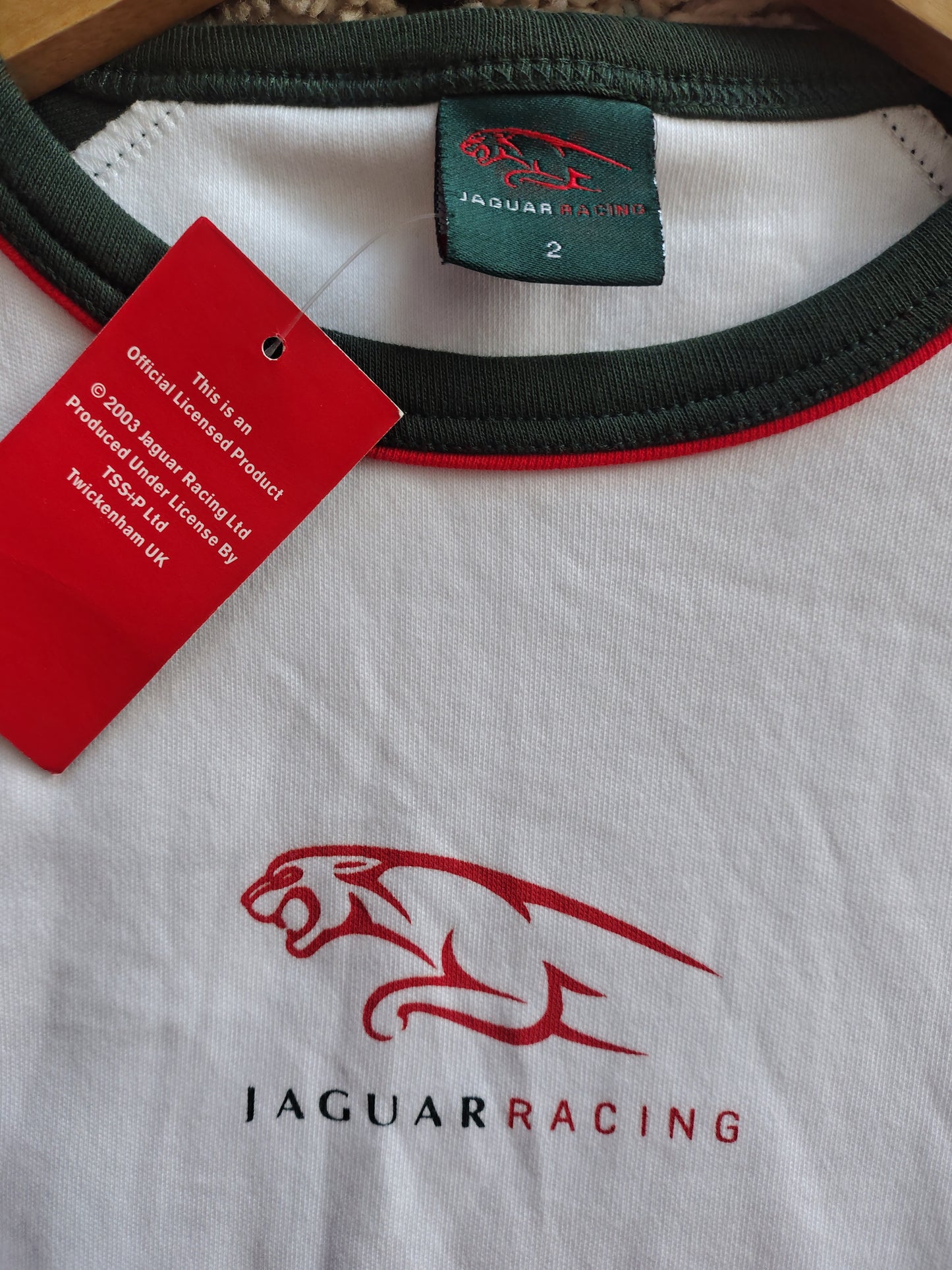 Official Jaguar racing ladies t-shirt top long sleeve BNWT circa 2003