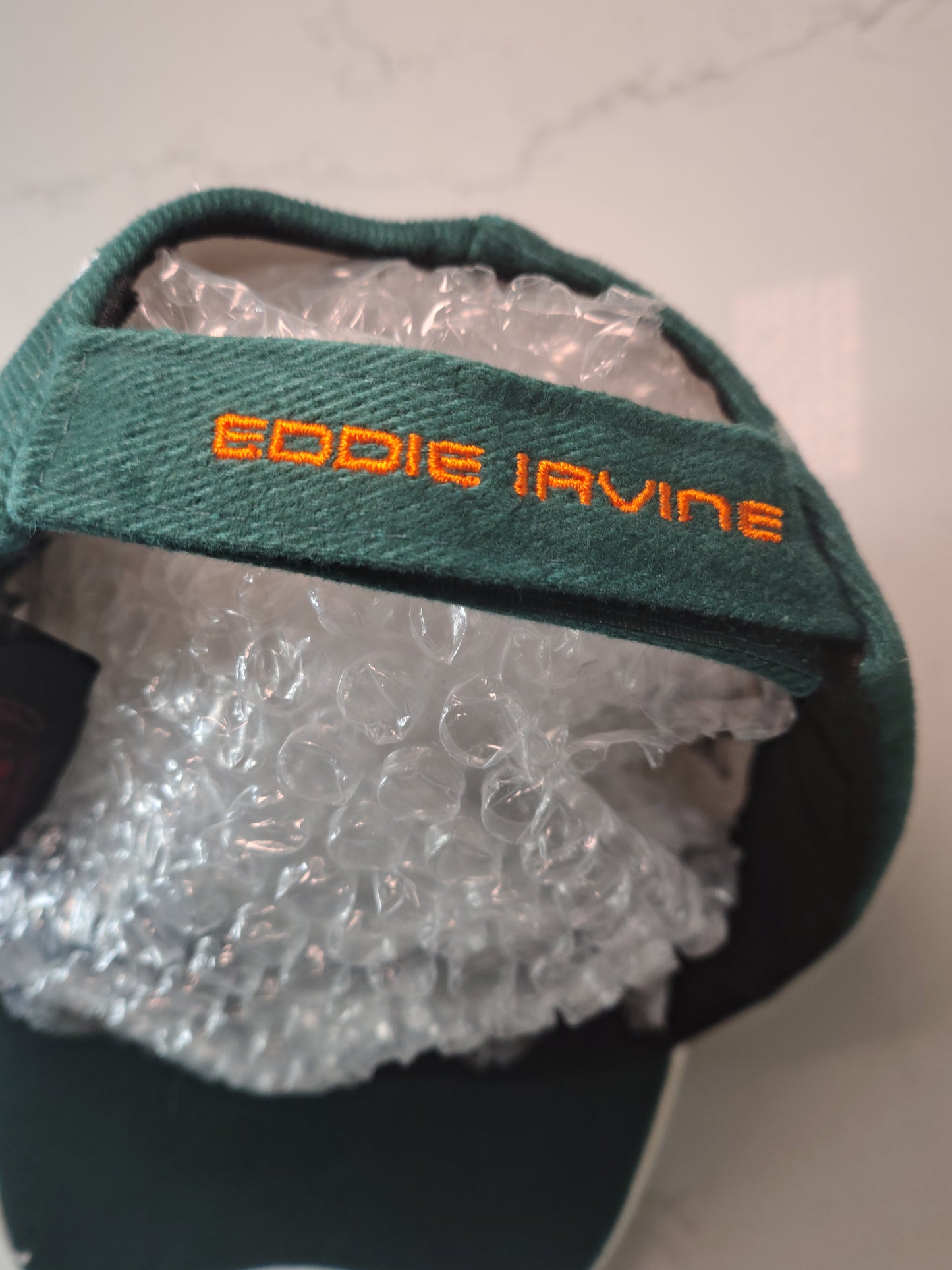 Official Eddie Irvine cap hat driver number 16 Jaguar Racing Ferrari
