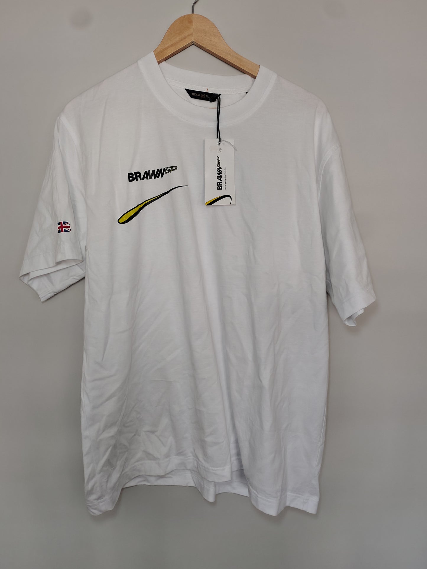 Official Brawn GP T-shirt Jenson Button Henri Lloyd Mens Formula 1 F1