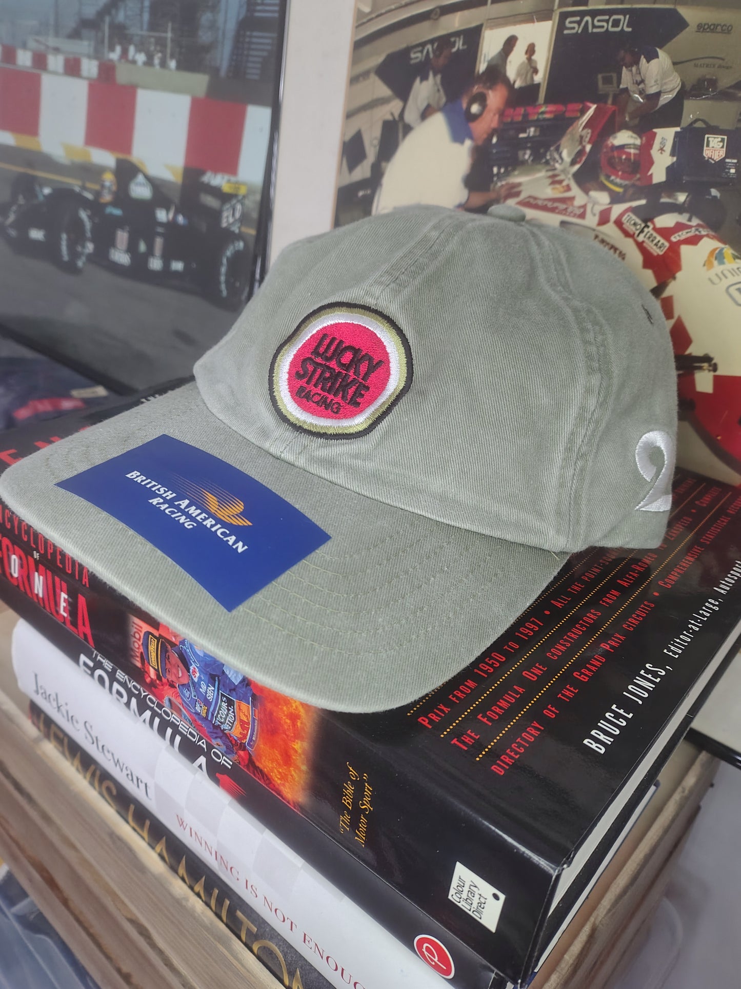 2000 BAR Honda Jacques Villeneuve cap Lucky Strike Luckies official