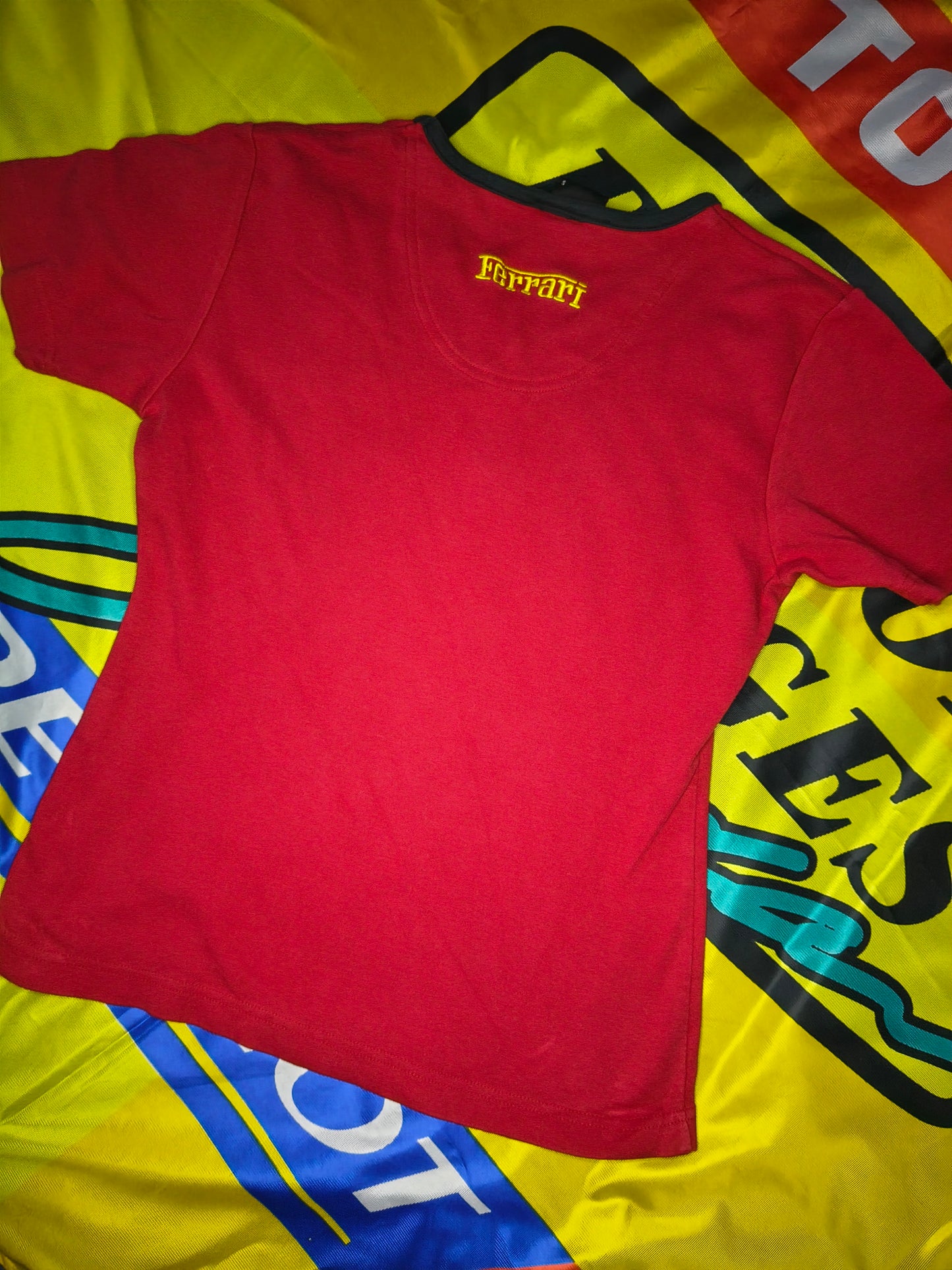 1999 Ferrari ladies baby tee t-shirt official vintage F1