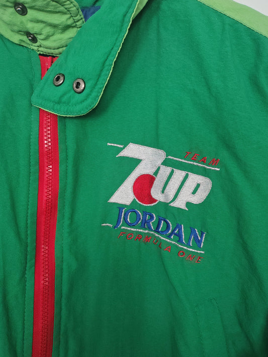 1991 Team 7up Jordan grand Prix formula 1 F1 grid jacket 191 Eddie Ireland Ford vintage rare
