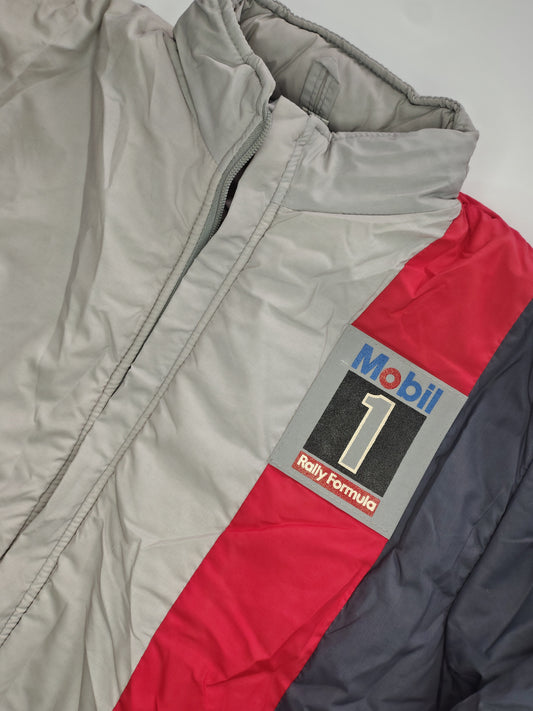 1980s Mobil 1 rally formula promotional jacket vintage